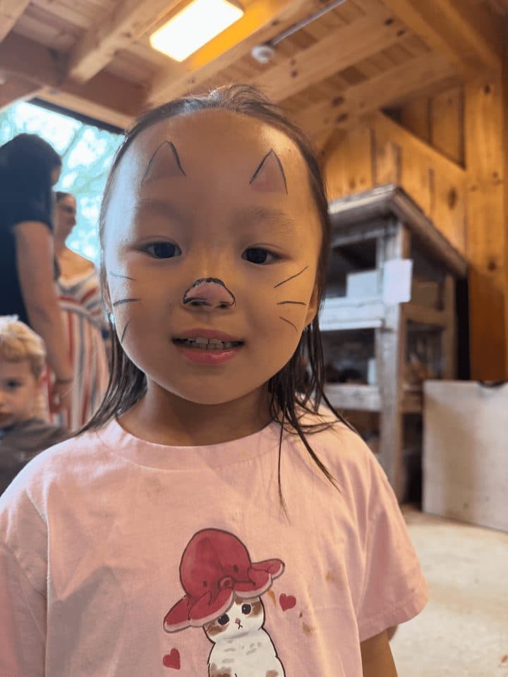Summer camp fun with face painting