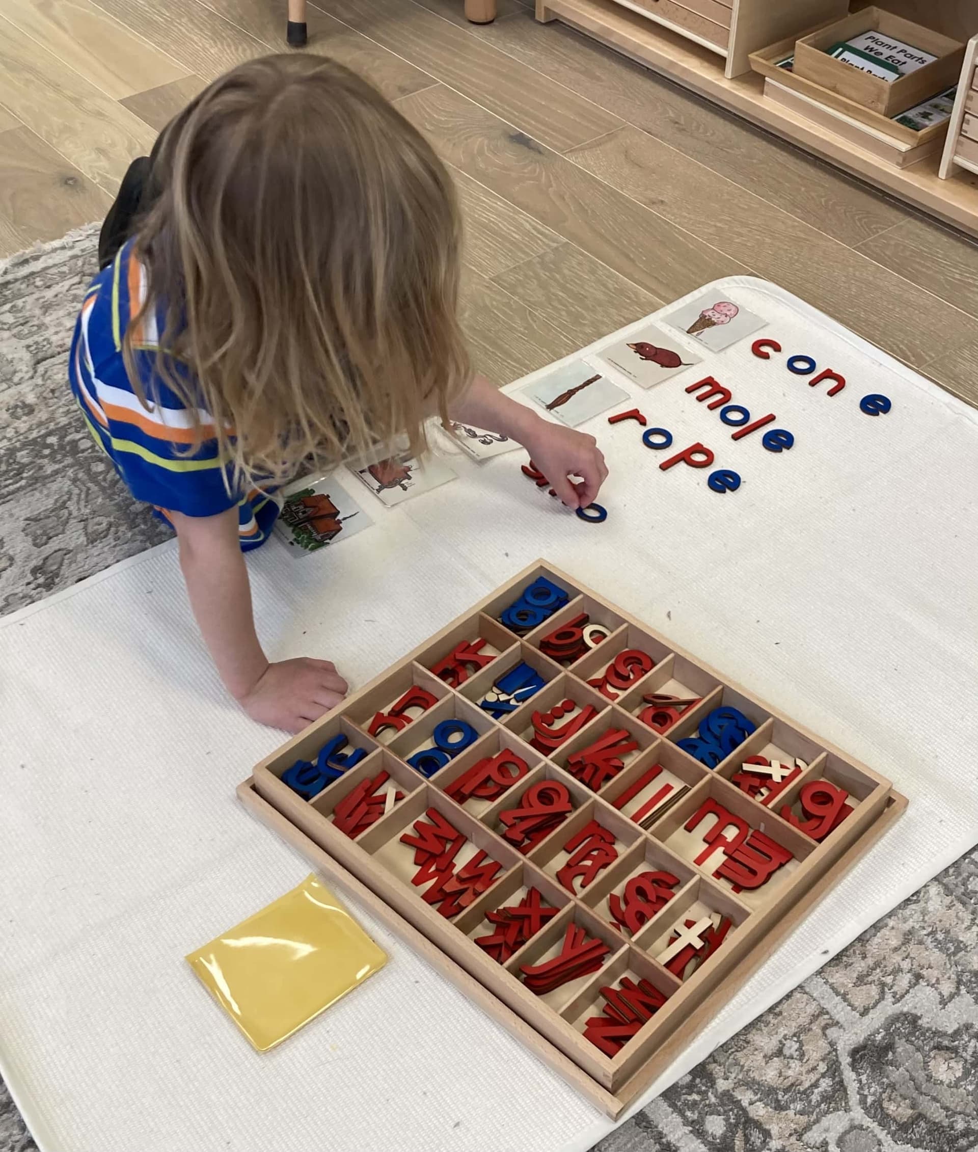 A Montessori classroom at Beacon Montessori School